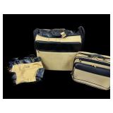 New (3) Pc Joy Mangano Luggage Lg is Roll-around