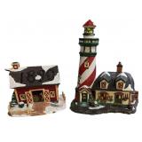 Victorian Series Lighted Santaï¿½s  Farm &