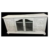 Beautiful Estate Double Glass Door Server