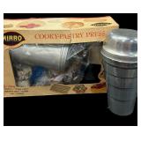 Vintage Mirro Cookie Press & Smoothie Mixer &