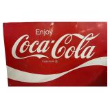 44 ï¿½ x 66 ï¿½ Metal Coca-Cola Sign