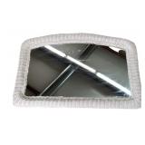 36 x 24 Wicker Arch Top Mirror