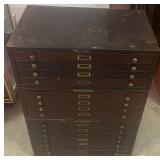 Estate Antique Post Office Box Full Of Watch Faces