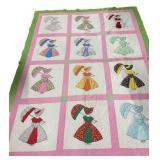 Sun Bonnet Sue Handmade Quilt