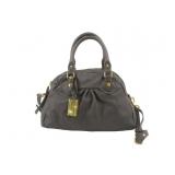 MARC JACOBS Grey Leather Shoulder Bag