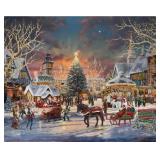 The Christmas Festival Art Print By Kinkade