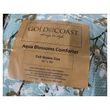F/Q GOLD COAST Aqua Blossom Comforter