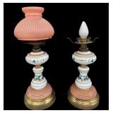 Beautiful Pr Hurricane Lamps (Only 1 Shade)