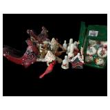 Beautiful Redbird Collection-Metal Sleigh, 3