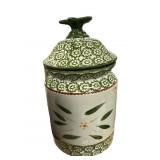 Temptations Cookie Jar Old World Green