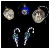 (5) Christmas Ornaments (3 are UK)