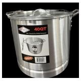 40 Qt Aluminum Stock Pot wï¿½ Steamer