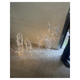 (3) PCS Estate Deer Decor