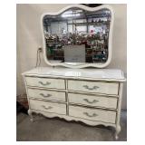 French Provincial Dresser wï¿½ Mirror & Chest
