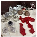 Collection of Cookie Cutters, Copper Molds