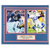 Autographed Lawrence L.T. Taylor Custom Photo