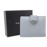 Prada Saffiano Tab Small Wallet