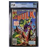 1981 Incredible Hulk #263 Comic Book CGC 7.0