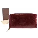 Louis Vuitton Wine Vernis Zippy Wallet