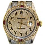 Gents Oyster Perpetual Datejust 36 Bust Down