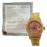 18kt Gold ROLEX 69178 Lady President Quick Set