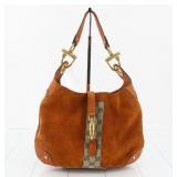 Gucci New Jackie GG Canvas Leather Shoulder Bag