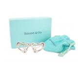 Tiffany & Co. Open Heart Silver Earrings