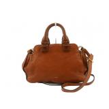 CHLOE Brown Leather 2 Way Shoulder Bag