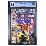 1989 Spider-Man & Falcon #114 Comic Book CGC 8.5