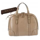 GUCCI GG Pink Enamel 2 Way Shoulder Bag