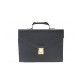 Louis Vuitton Black Epi Ambassador Business Bag