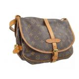 LOUIS VUITTON Monogram Saumur 30 Messenger Bag
