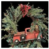 Red Truck Wreath