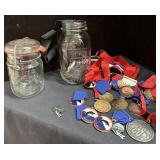 Bicentennial Qt Jar & Atlas E-Z Seal Jars wï¿½