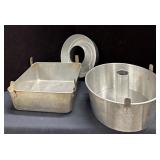 Vintage Angel Food Cake Pans & Mold