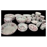 40 Pc Beautiful Bybee Pottery Dishes