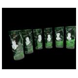 1940s Radio Announcers Emerald Green Glasses