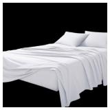 Queen Flannel Sheet Set Gray