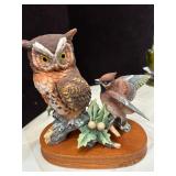 Owl & Bird Figure