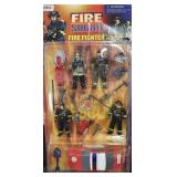 (3) Fire Squad Playsets