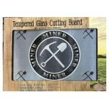 Coal Miners Tempered Glass Cutting Board