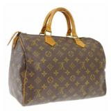 LOUIS VUITTON Monogram Speedy 30 Handbag