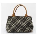 Burberry BLUE LABEL Canvas Leather Handbag