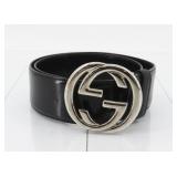 Gucci Interlocking G Leather Belt