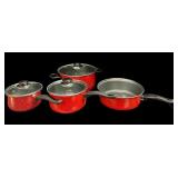 Smart  HOME 7 pc Red Cookware