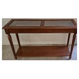 Cherry Finish Sofa Table