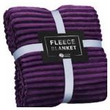 Purple 60 x 80 Fleece Blanket