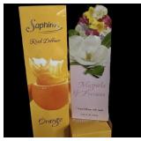 Saphirus Reed Diffusers (1) Magnolia & (1) Orange