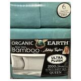 Queen  Ashley Taylor Aloe Vera 6 pc Sheet Set