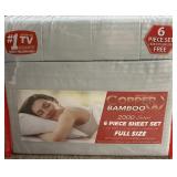 Full Copper Bamboo 6 pc Sheet Set  (Color Varies)